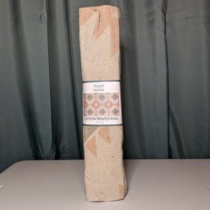 Multicolor Aztec Cotton Printed Rug